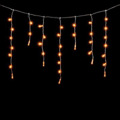 Светодиодная бахрома Laitcom 4,9x0,5м, 189 LED, IP65, прозр.пр.ПВХ, желтый