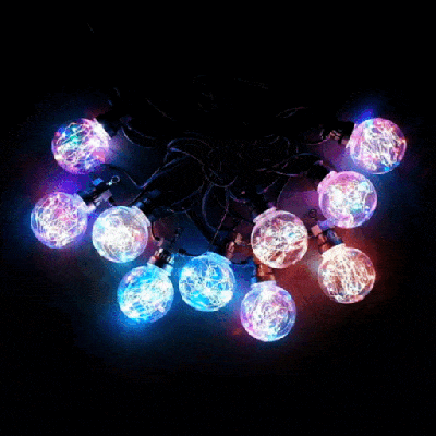 Светодиодная гирлянда Laitcom, 5м, 10 led, IP44, 24V, 100 мм, прозрачная колба, роса, RGB Светодиодная гирлянда Laitcom, 5м, 10 led, IP44, 24V, 100 мм, прозрачная колба, роса, RGB