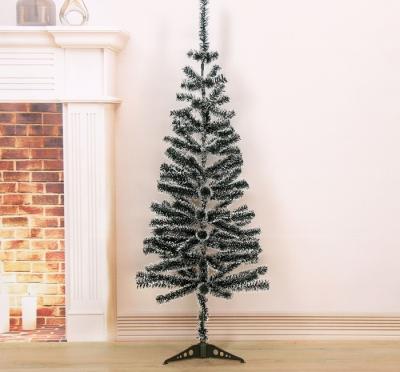 Ёлка радуга с белым 120 см, d нижнего яруса 43 см, d иголок 6 см, 110 веток, пласт подстав