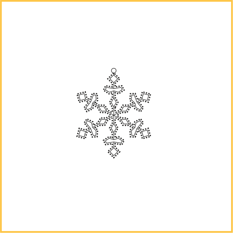 Качественная картинка Снежинка Teamprof "ПОЛИАКРИЛ ЭЛИТ", 97 см, 12В, белый-сниий