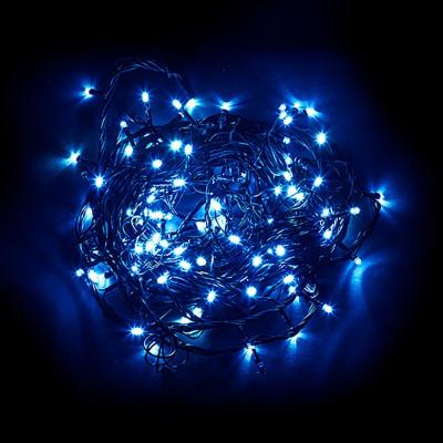 Светодиодная гирлянда Feron CL08, 230V, 600 LED 60м, синий, IP 44, шнур 3м.
