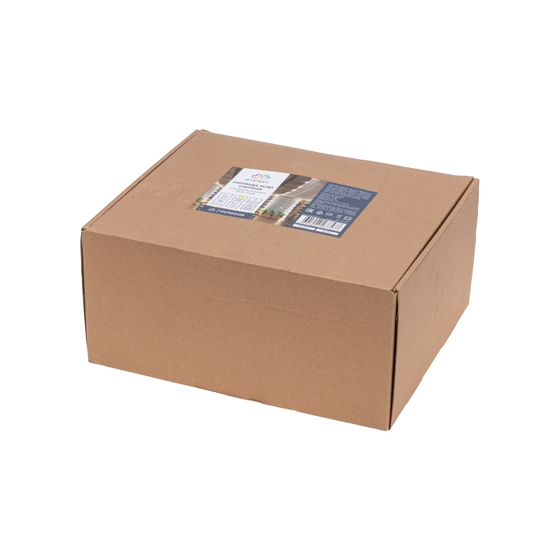 Качественная картинка Уличная гирлянда Лофт 10м, черный каучук, 20 матовых ламп х 5 LED, влагостойкая IP44