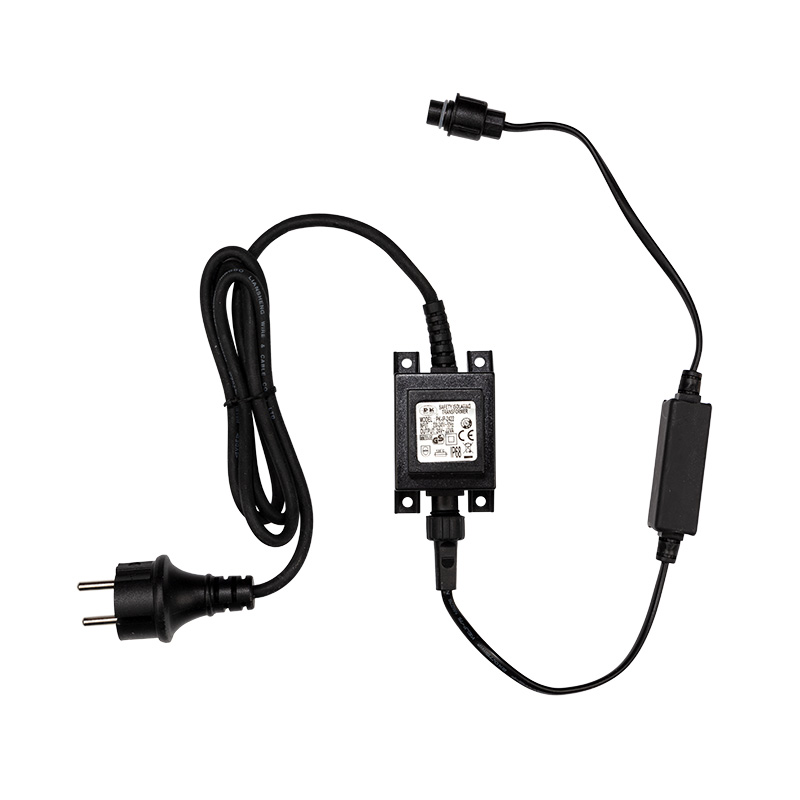 Качественная картинка Гирлянда NEON-NIGHT ClipLight МУЛЬТИШАРИКИ 24V, 3 нити по 20 м, медленная смена цвета, RGB