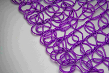 Гибкая сетка ПВХ декоративная Teamprof Plex Net, фиолетовая