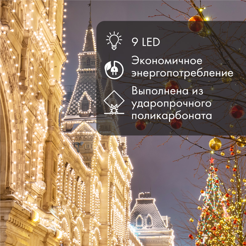 Качественная картинка Лампа светодиодная, диаметр 50мм, E27, 9 LED, 3Вт, RGB, матовая колба, 230В NEON-NIGHT