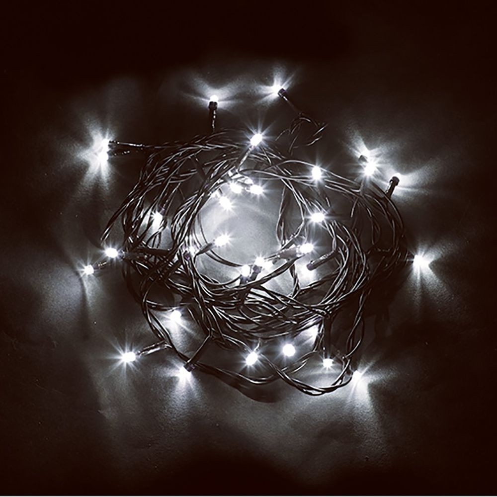 Качественная картинка Светодиодная гирлянда Feron CL03, 230V  40 LED 4 м, 5000K, IP 20,  шнур 1,5м, CL03