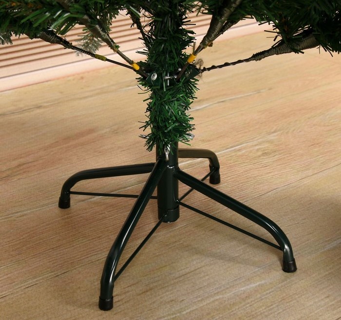 Качественная картинка Ёлка шик иней 120 см, d нижнего яруса 74 см, 280 веток