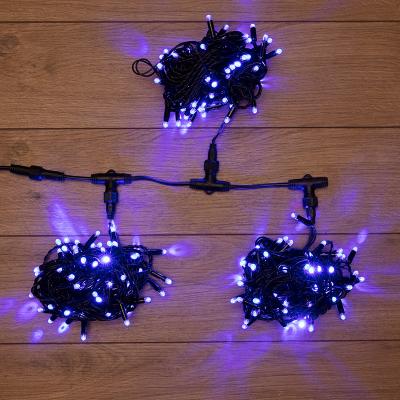 Гирлянда NEON-NIGHT ClipLight 24V, 3 нити по 10 метров, Синий