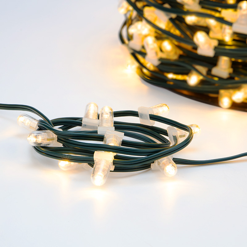 Качественная картинка Гирлянда NEON-NIGHT ClipLight 12V 150 мм, ТЕПЛЫЙ БЕЛЫЙ