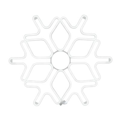 Фигура LED из неона Снежинка 60x60см БЕЛЫЙ NEON-NIGHT
