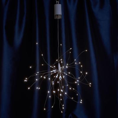 Светодиодная гирлянда украшение Фейерверк Feron CL595 100 LED 0.3м, 5000K, батарейки 4*АА, IP20 Светодиодная гирлянда украшение Фейерверк Feron CL595 100 LED 0.3м, 5000K, батарейки 4*АА, IP20