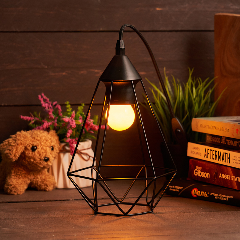 Качественная картинка Лампа накаливания, диаметр 45мм, E27, 10Вт, желтая колба, 230В NEON-NIGHT