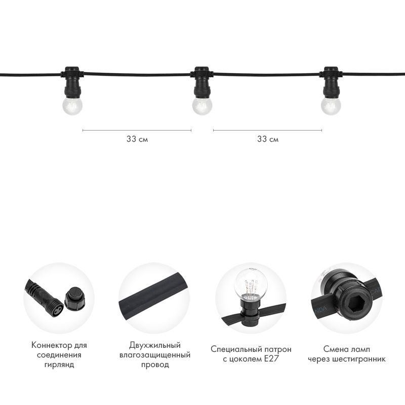 Качественная картинка Набор Белт-Лайт 10 м, черный каучук, 30 ламп, цвет Синий, IP65, соединяется