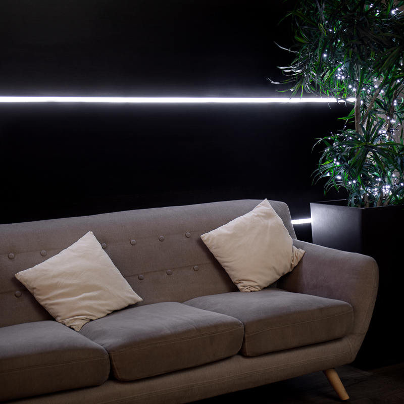 Качественная картинка Гибкий неон NEON-NIGHT LED SMD 8х16 мм, односторонний, белый, 120 LED/м, 5 м