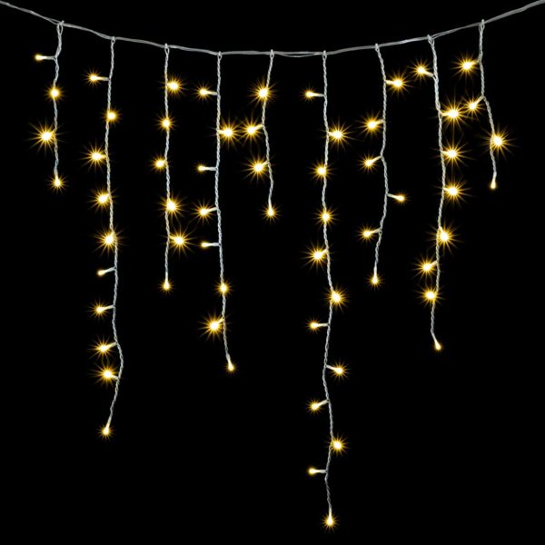 Светодиодная бахрома Laitcom 4,8x0,9м, 348 LED, IP65, прозр. пр., шампань CH Качественная картинка Светодиодная бахрома Laitcom 4,8x0,9м, 348 LED, IP65, прозр. пр., шампань CH