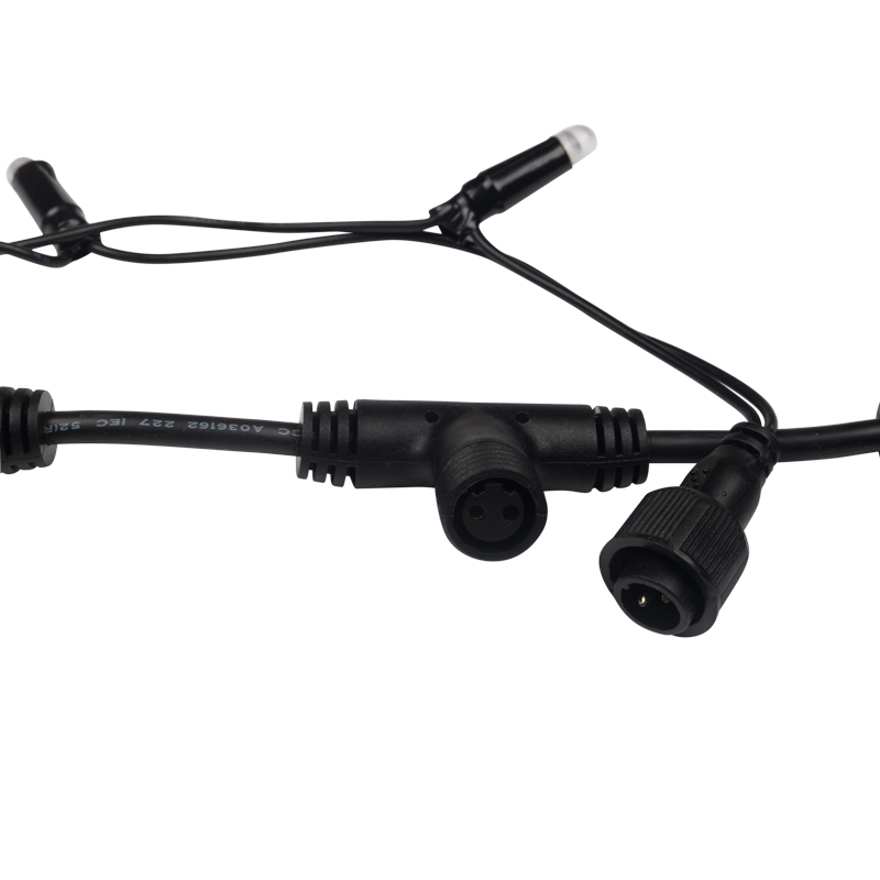 Качественная картинка Светодиодный дождь NEON-NIGHT 2х1,5м КРАСНЫЙ, постоянное свечение, черный провод, 230В