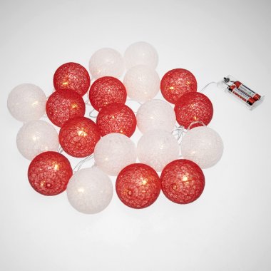 Качественная картинка Тайские фонарики Магия Neon-Night 3,5м, проз.ПВХ, IP20, 20LED, т.белый, батарейки 2*АА (нет)