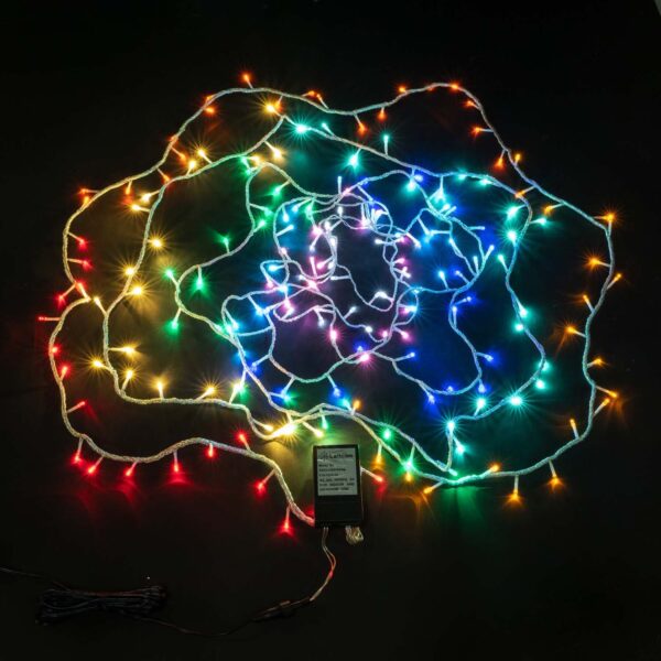 Светодиодная нить Laitcom с эффектом бегущий огонь, 10м, 24V, 200 LED, IP65, проз.пр., мульти Качественная картинка Светодиодная нить Laitcom с эффектом бегущий огонь, 10м, 24V, 200 LED, IP65, проз.пр., мульти