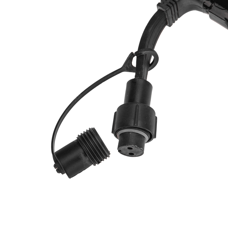 Качественная картинка Светодиодный занавес NEON-NIGHT 2х3м БЕЛЫЙ, черный КАУЧУК, IP67, постоянное свечение, 230В