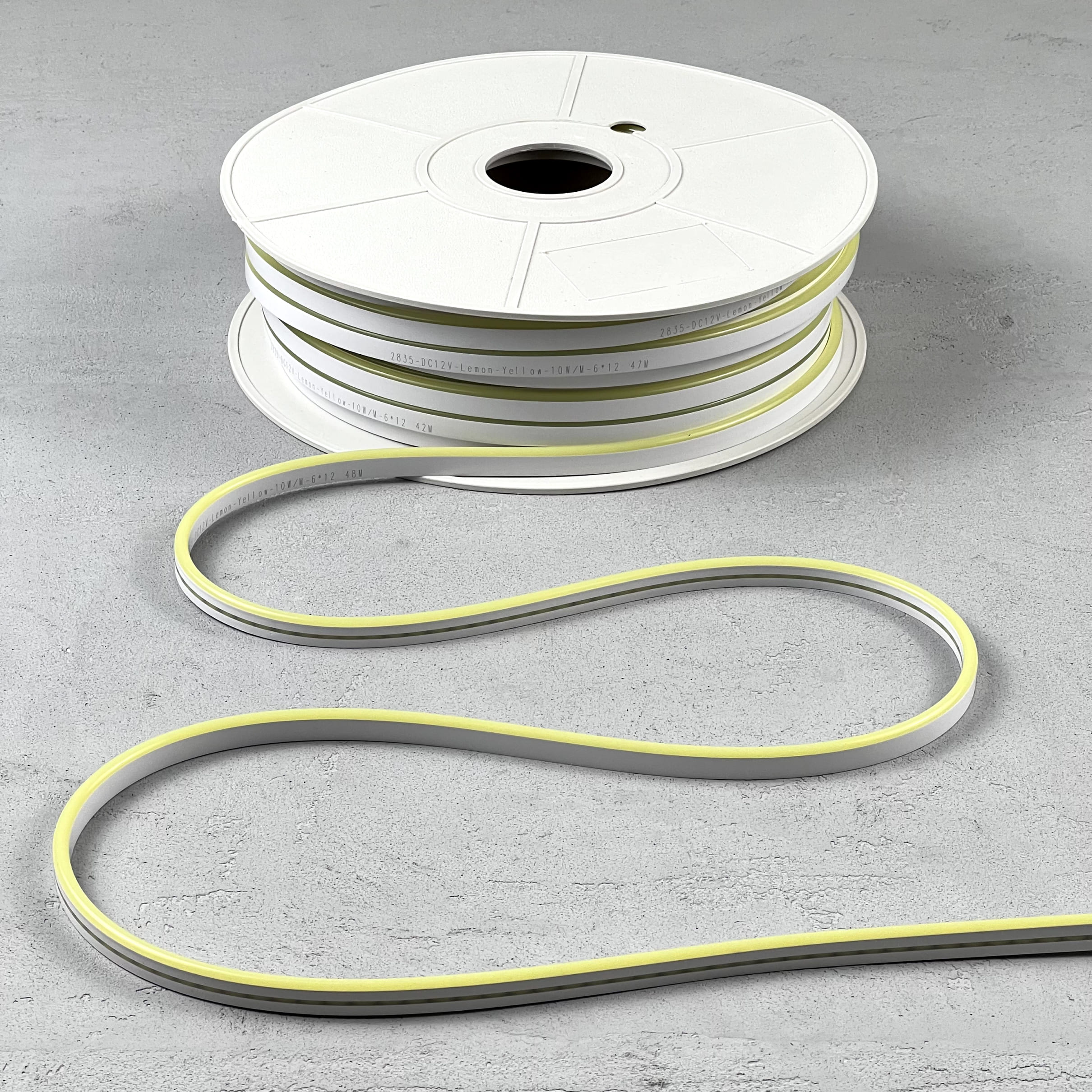 Гибкий неон Laitcom односторонний 6х12мм, 12В, IP65