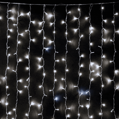 Светодиодный занавес Laitcom, 2x3м, прозр.провод, 600 LED, IP54, мерц.белого диода, белый Светодиодный занавес Laitcom, 2x3м, прозр.провод, 600 LED, IP54, мерц.белого диода, белый