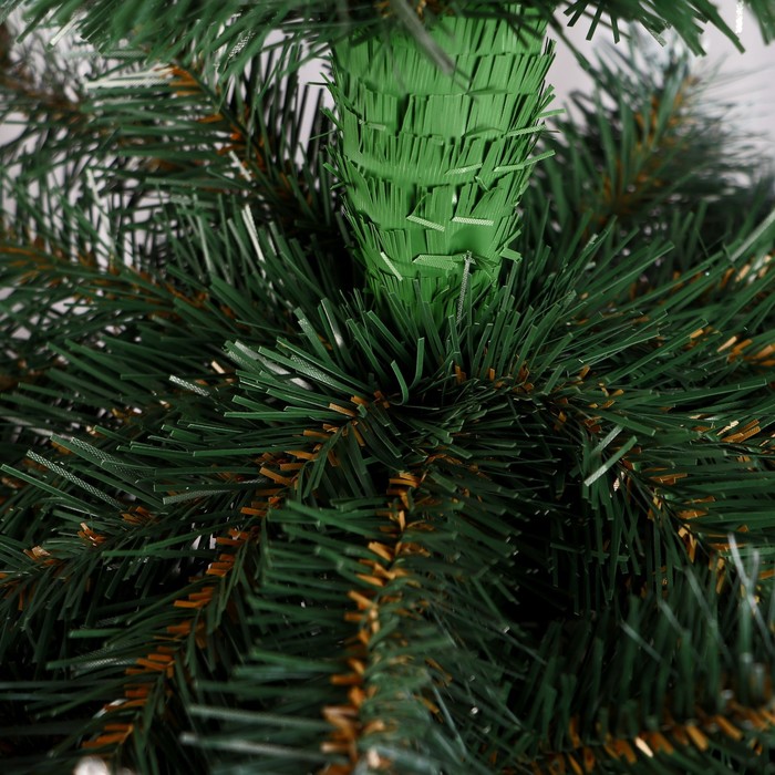 Качественная картинка Ёлка искусственная "Лесная Элитна " шишки серебро 180 см