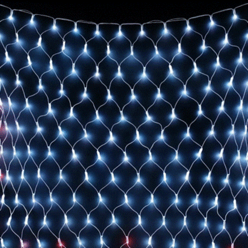 Качественная картинка Программируемая светодиодная сеть Laitcom, 2х2м, 400 LED, IP65, белый провод, SMART-RGB