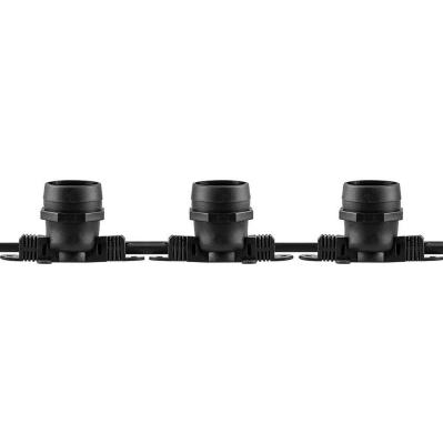 Гирлянда "Белт-лайт" Feron, 230V,  100 E27, черный, шаг 25 cm, IP 65, 25м+1,5м шнур,  CL25-25