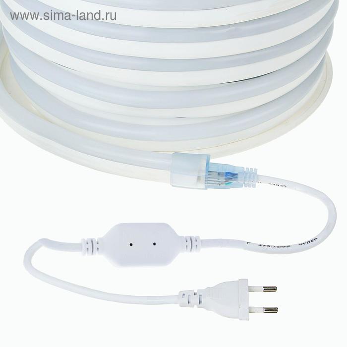 Качественная картинка Гибкий неон Luazon Lighting 15 × 25 мм, IP67, 50 м, SMD2835, 120 LED/м, 220 В, свечение белое