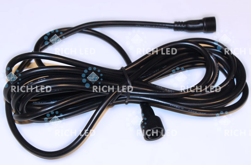 Качественная картинка Переходник для соединения подходит для соединения дюралайта и любой продукции Rich LED 2 pin, белый 