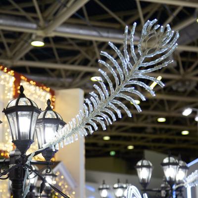 Световое пано Перо павлина 80х50 см Neon-Night