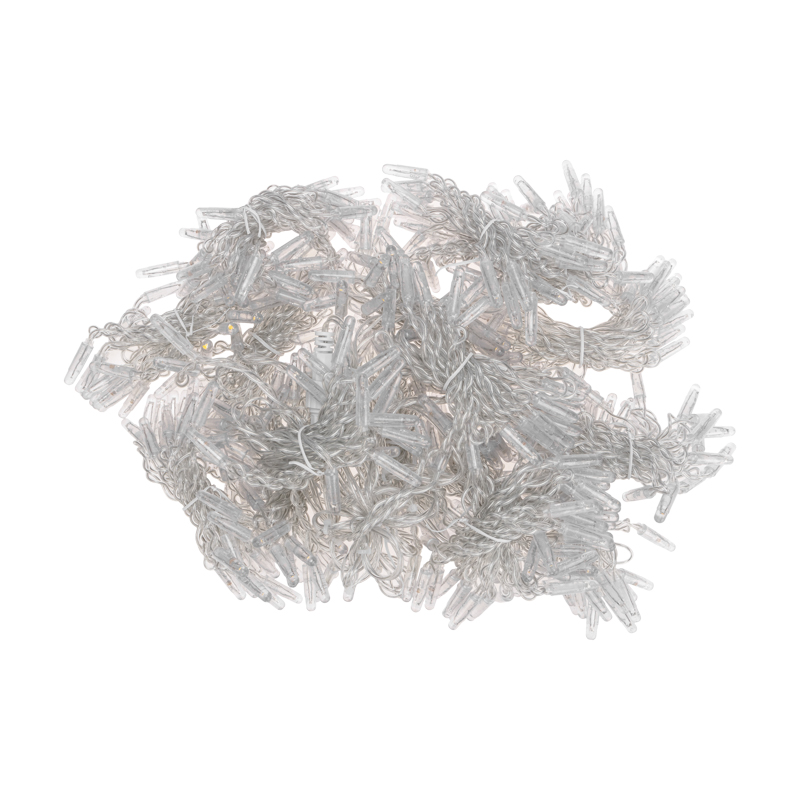 Качественная картинка Светодиодный занавес NEON-NIGHT 2х3м МУЛЬТИКОЛОР, прозрачный ПВХ, IP65, постоянное свечение, 230В