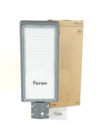 Качественная картинка Уличный светодиодный светильник 80W 6400K AC230V/ 50Hz цвет серый  (IP65), SP3034