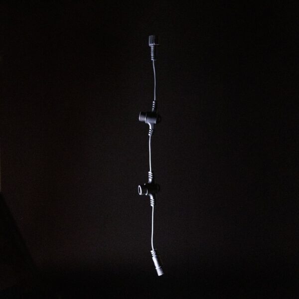 Качественная картинка Разветвитель Laitcom 2-х лучевой для нитей 24В без возможности управления, провод белый ПВХ, IP65