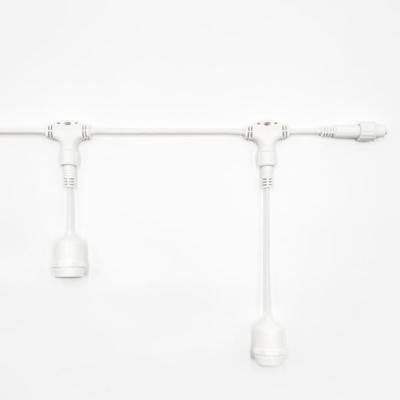 Белт-Лайт UNIBELT  Laitcom 10 м, провод белый каучук, Шаг 100 см, 10 подвесных патронов, IP65