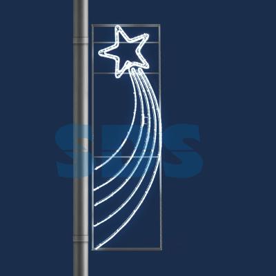 Декоративная консоль Малая комета 180 см белая Neon-Night