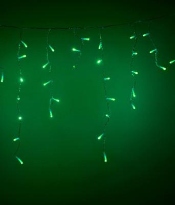 Светодиодная бахрома Laitcom 3,1x0,5м, 150 LED, IP54, черн. пр., зеленый Светодиодная бахрома Laitcom 3,1x0,5м, 150 LED, IP54, черн. пр., зеленый