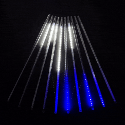 Комплект "Тающие сосульки" Laitcom, 24V, 10х0.5м, 720 Led, белый-синий Комплект "Тающие сосульки" Laitcom, 24V, 10х0.5м, 720 Led, белый-синий