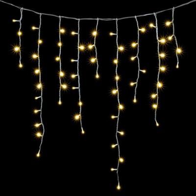 Светодиодная бахрома Laitcom 4,8x0,9м, 348 LED, IP65, прозр. пр., шампань CH Светодиодная бахрома Laitcom 4,8x0,9м, 348 LED, IP65, прозр. пр., шампань CH