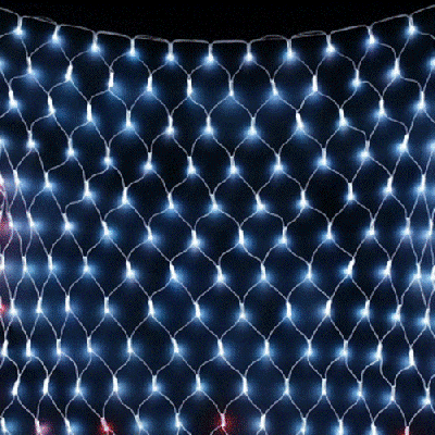 Программируемая светодиодная сеть Laitcom, 2х2м, 400 LED, IP65, белый провод, SMART-RGB Программируемая светодиодная сеть Laitcom, 2х2м, 400 LED, IP65, белый провод, SMART-RGB