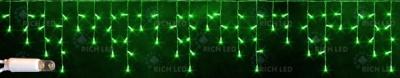 Светодиодная бахрома Rich LED 3*0.5 м, 220 В, пост. свечение, цвет зеленый, IP 65, герм колпачок Светодиодная бахрома Rich LED 3*0.5 м, 220 В, пост. свечение, цвет зеленый, IP 65, герм колпачок