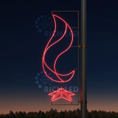 Светодиодная уличная консоль ко Дню победы Rich LED. Тип 9-2 красный RL-KN-9-2-R Светодиодная уличная консоль ко Дню победы Rich LED. Тип 9-2 красный RL-KN-9-2-R