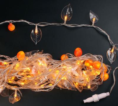 Светодиодная гирлянда декор Флора, 220 В, постоянное свечение, цвет желтый Светодиодная гирлянда декор Флора, 220 В, постоянное свечение, цвет желтый