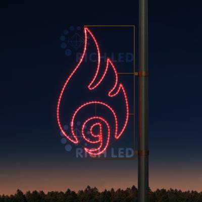 Светодиодная уличная консоль ко Дню победы Rich LED. Тип 9-3 красный RL-KN-9-3-R Светодиодная уличная консоль ко Дню победы Rich LED. Тип 9-3 красный RL-KN-9-3-R