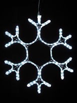 Качественная картинка Снежинка MAIN Teamprof, 80 см, белая