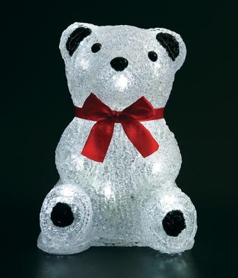 Светодиодная фигура "Медвежонок" Laitcom, 18 см, 16 led, IP54, 3АА., белый Светодиодная фигура "Медвежонок" Laitcom, 18 см, 16 led, IP54, 3АА., белый